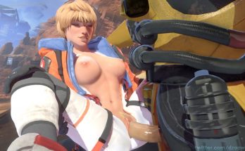 apex legends hentai - wattson shows off her tits and gets her pussy destroyed by a huge cock